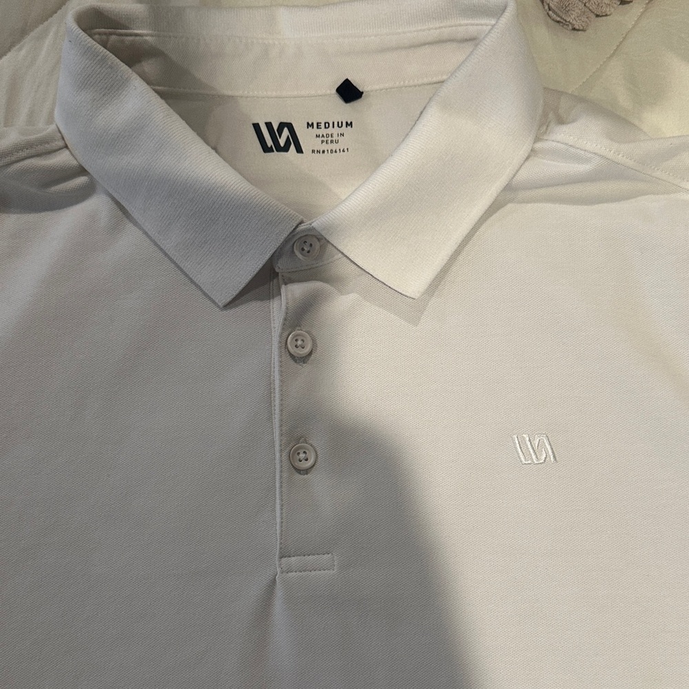 Men's White Polo Shirt